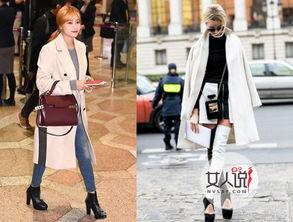 明星冬装街拍